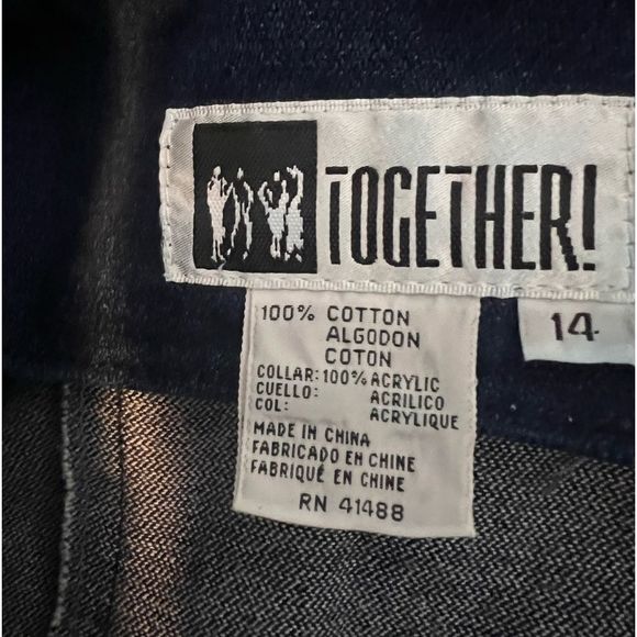 Vtg Denim Blazer - Picture 4 of 5